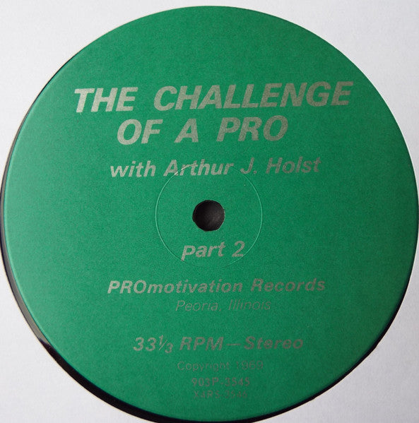 Art Holst* : The Challenge Of A Pro (LP, Album)