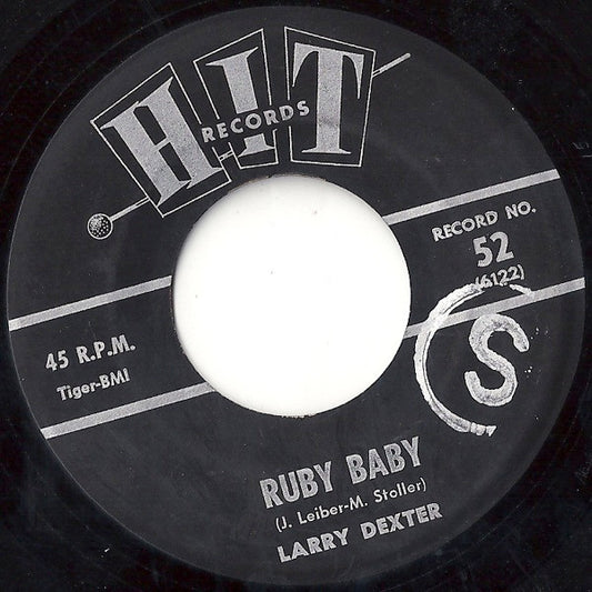 Larry Dexter / Rett Hardin : Ruby Baby / You're The Reason I'm Living (7")