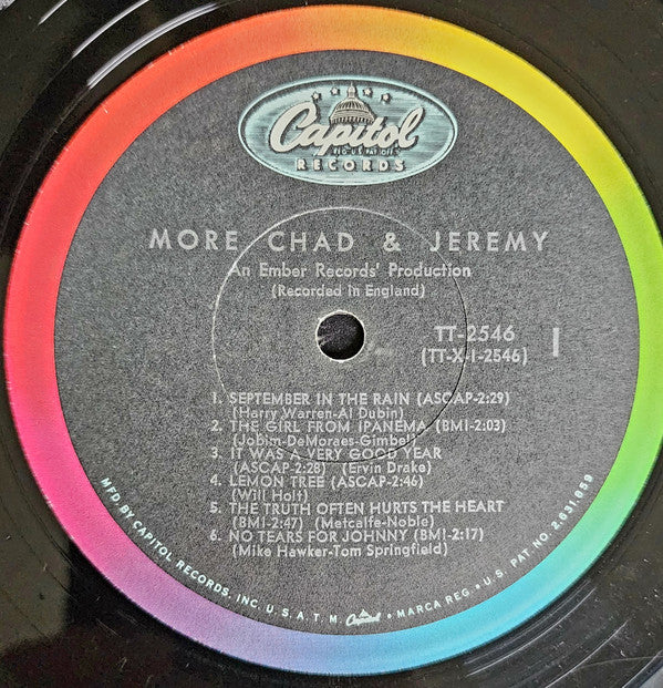 Chad & Jeremy : More Chad & Jeremy (LP, Comp, Mono, Scr)