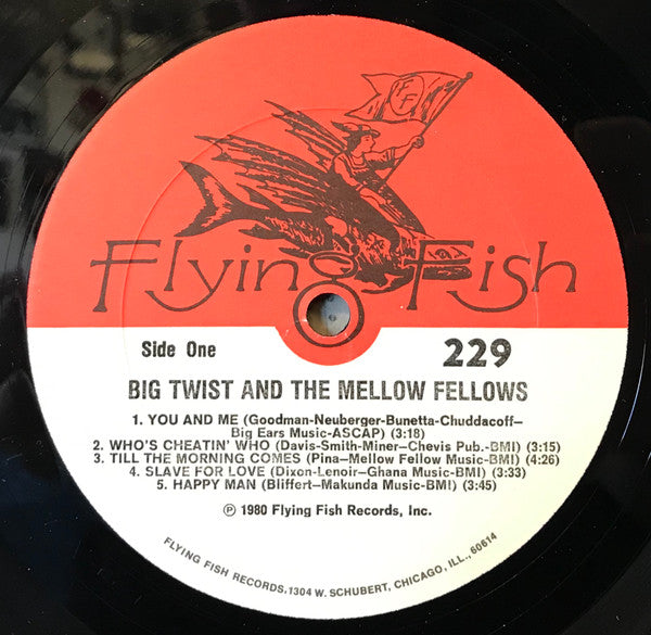 Big Twist & The Mellow Fellows* : Big Twist & The Mellow Fellows (LP, Album)