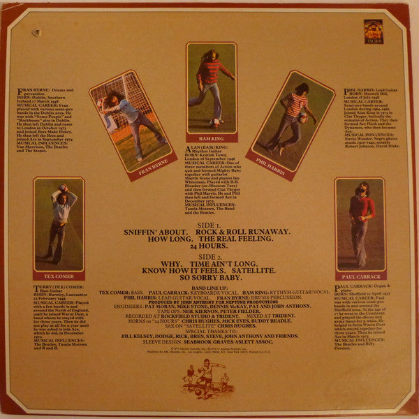 Ace (7) : Five-A-Side (LP, Album, Ter)