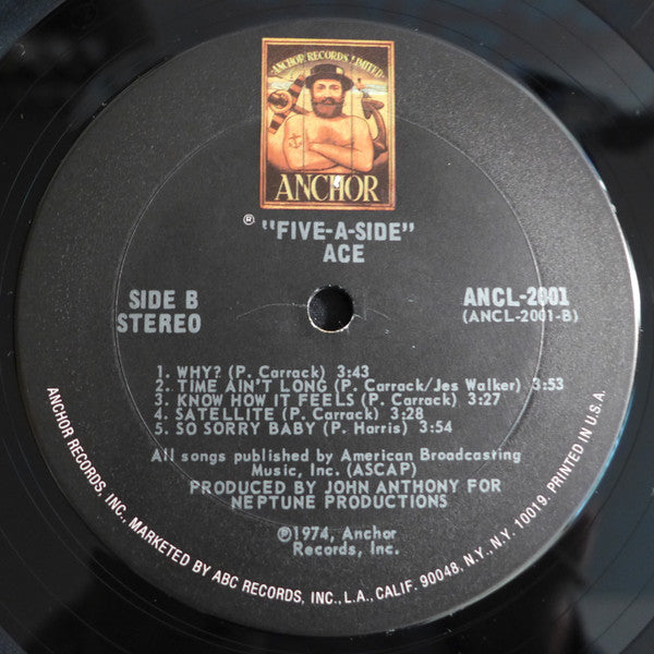 Ace (7) : Five-A-Side (LP, Album, Ter)