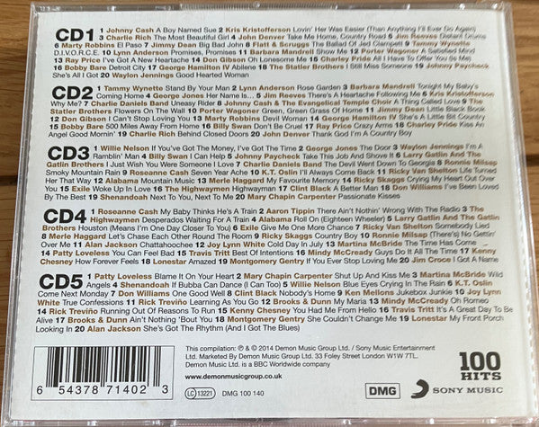 Various : 100 Hits - Country Greats (5xCD, Comp)