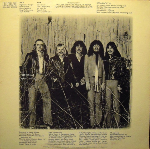Stonebolt : Keep It Alive (LP, Album)