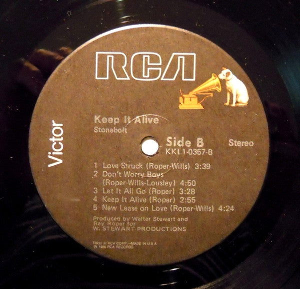 Stonebolt : Keep It Alive (LP, Album)