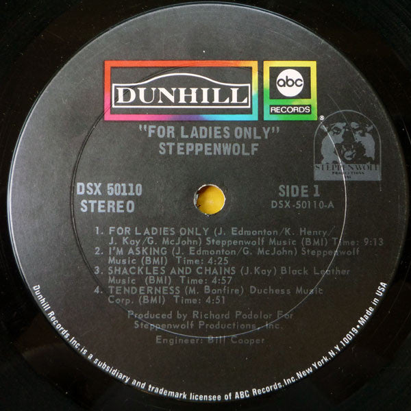 Steppenwolf : For Ladies Only (LP, Album, Ter)