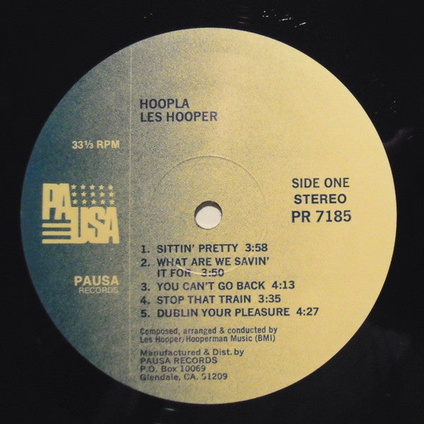 Les Hooper : Hoopla (LP, Album)