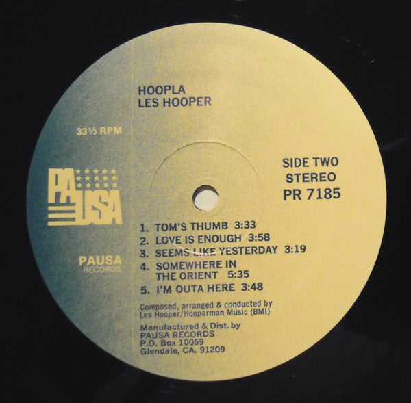 Les Hooper : Hoopla (LP, Album)