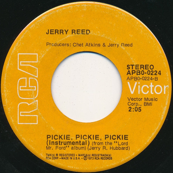 Jerry Reed : The Crude Oil Blues (7")