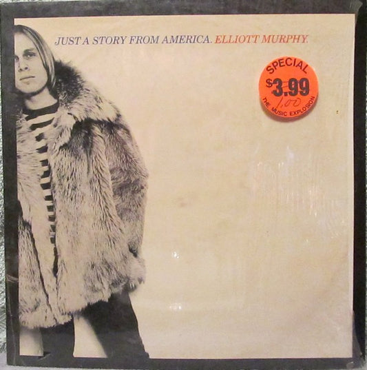 Elliott Murphy : Just A Story From America (LP, Album, Promo)