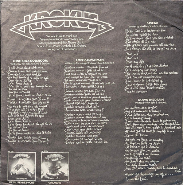 Krokus : One Vice At A Time (LP, Album, Ter)