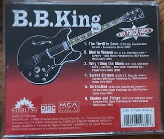 B.B. King : Six Track Pack (CD, Comp)