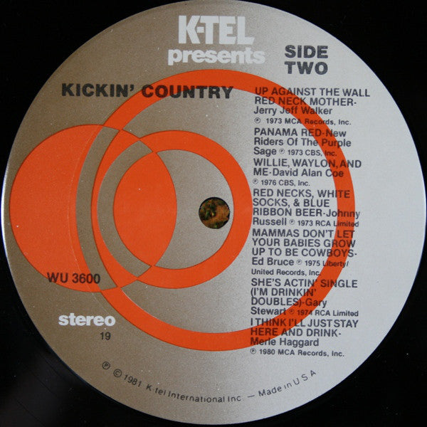 Various : Kickin' Country (LP, Comp, 19 )