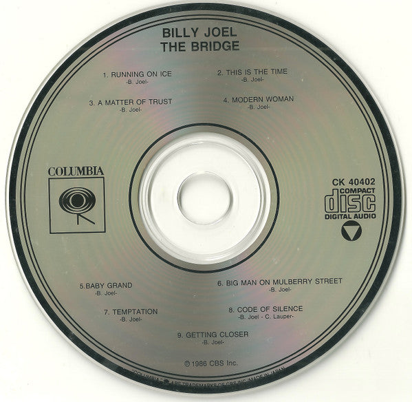 Billy Joel : The Bridge (CD, Album, JVC)