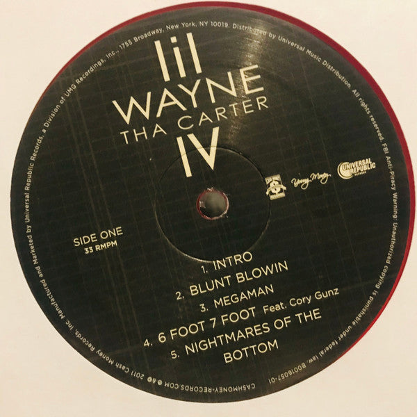 Lil Wayne : Tha Carter IV (2xLP, Album, Dlx, Red)