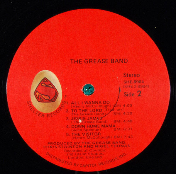 The Grease Band : The Grease Band (LP, Album, Gat)