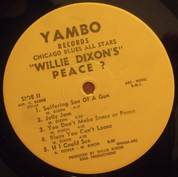 Willie Dixon : Peace? (LP, Album)