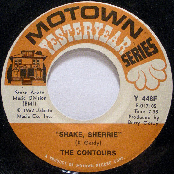 The Contours : Do You Love Me / Shake, Sherrie (7", Single, RE, Sup)