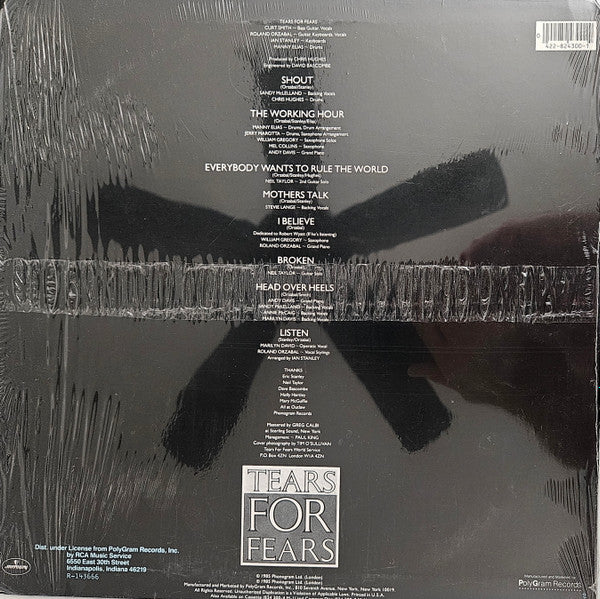 Tears For Fears : Songs From The Big Chair (LP, Album, Club, Ind)