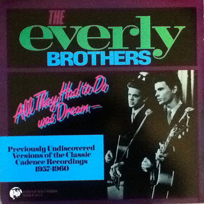 The Everly Brothers* : All They Had To Do Was Dream (LP, Album)