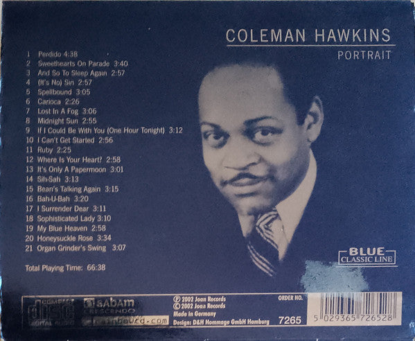 Coleman Hawkins : Portrait (CD, Comp)