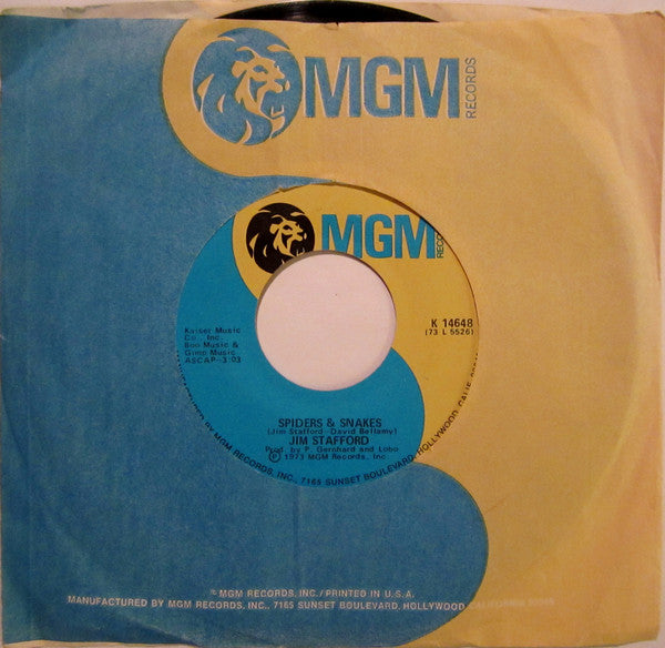 Jim Stafford : Spiders & Snakes (7")