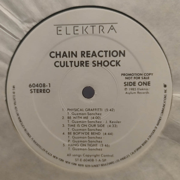 Chain Reaction (20) : Culture Shock (LP, Album, Promo, SP )