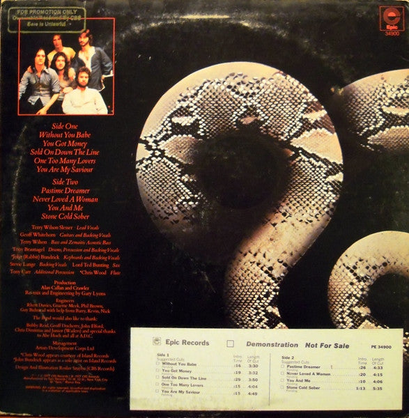 Crawler : Crawler (LP, Album, Promo, Ter)