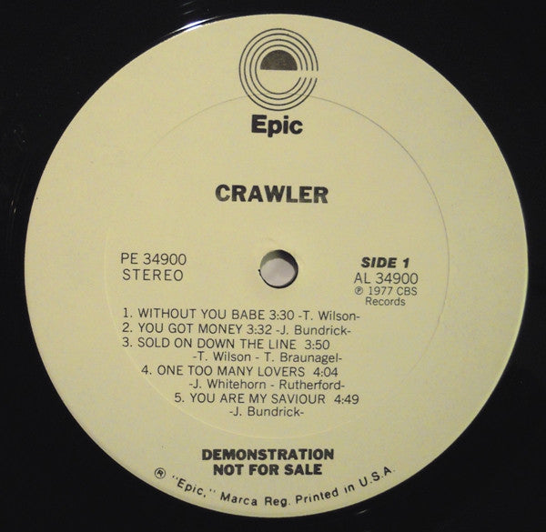 Crawler : Crawler (LP, Album, Promo, Ter)