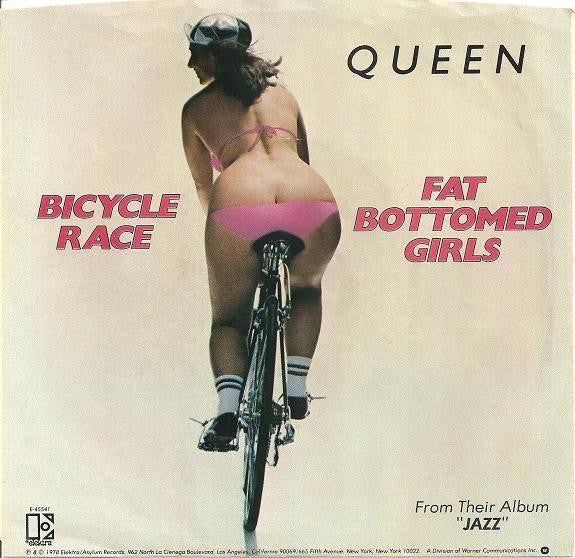 Queen : Bicycle Race / Fat Bottomed Girls (7", Single, Styrene, Cat)