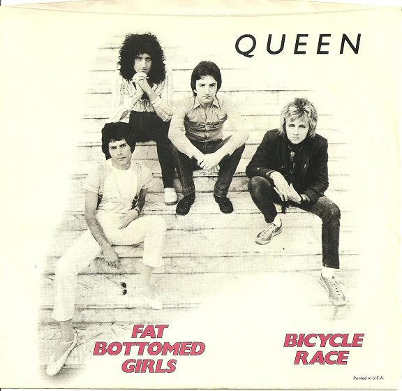 Queen : Bicycle Race / Fat Bottomed Girls (7", Single, Styrene, Cat)