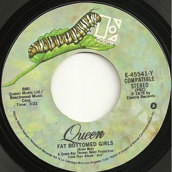 Queen : Bicycle Race / Fat Bottomed Girls (7", Single, Styrene, Cat)