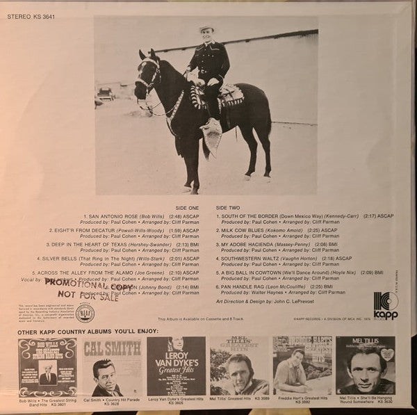 Bob Wills : The Best Of Bob Wills (LP, Comp, Pin)