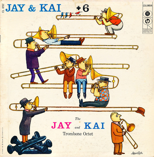 J.J. Johnson & Kai Winding : Jay & Kai + 6: The Jay And Kai Trombone Octet (LP, Album, Mono)