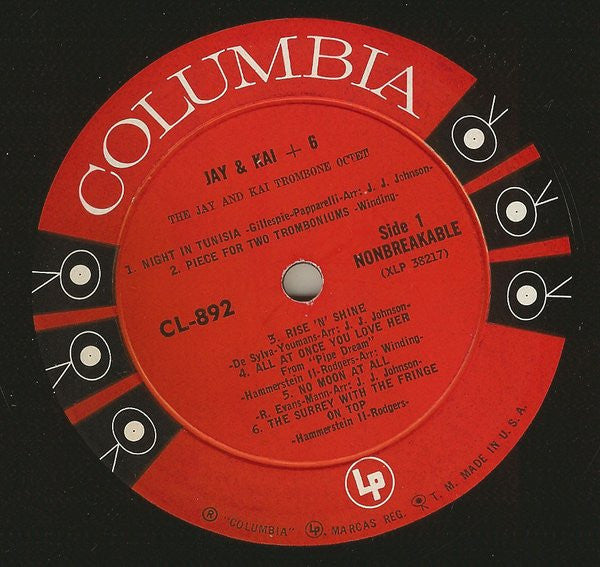 J.J. Johnson & Kai Winding : Jay & Kai + 6: The Jay And Kai Trombone Octet (LP, Album, Mono)