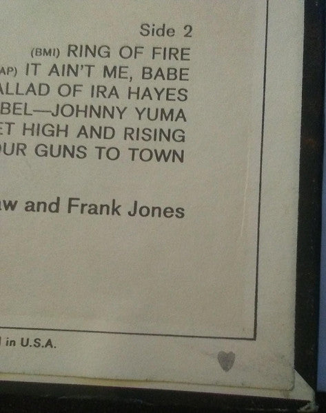 Johnny Cash : Johnny Cash's Greatest Hits (Volume 1) (LP, Comp, Pit)