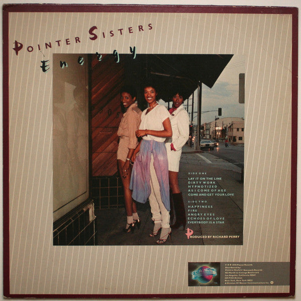 Pointer Sisters : Energy (LP, Album, SRC)