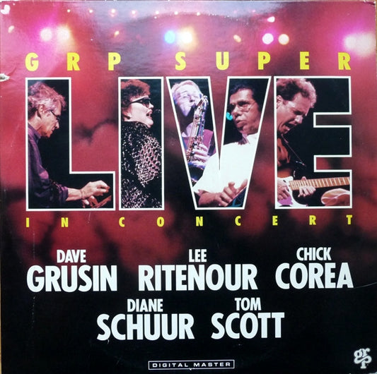 Dave Grusin / Lee Ritenour / Chick Corea / Diane Schuur / Tom Scott : GRP Super Live In Concert (2xCD, Album)
