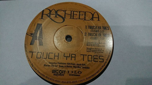 Rasheeda (2) : Touch Ya Toes (12", Single)