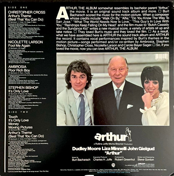 Various : Arthur (The Album) (LP, Album, Club, Col)