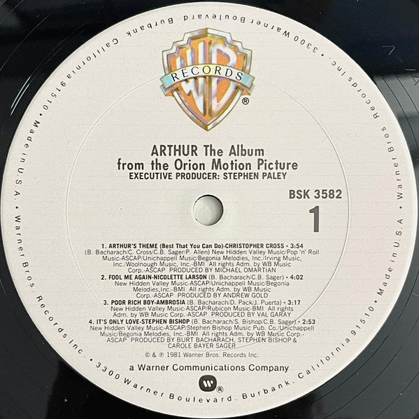 Various : Arthur (The Album) (LP, Album, Club, Col)