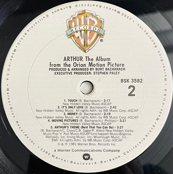 Various : Arthur (The Album) (LP, Album, Club, Col)