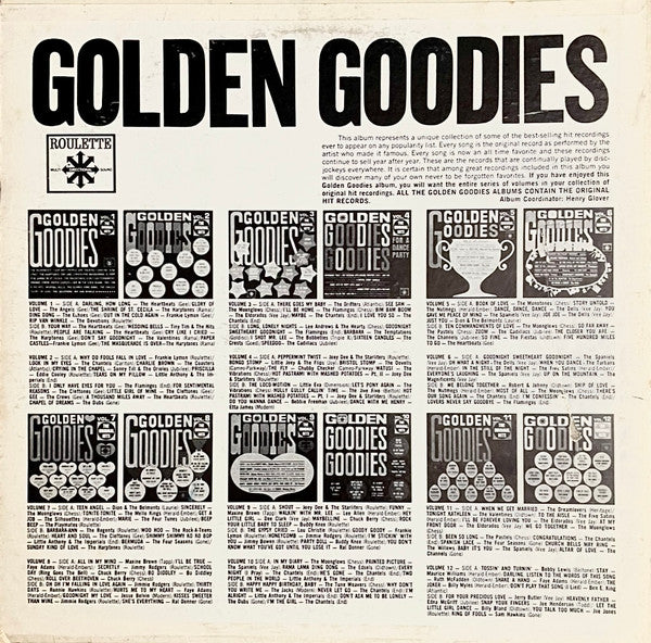 Various : Golden Goodies - Vol. 12 (LP, Comp, Mono)
