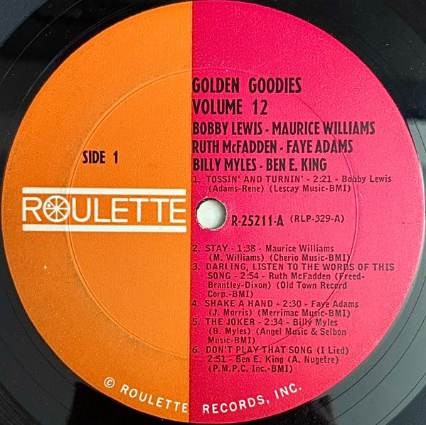 Various : Golden Goodies - Vol. 12 (LP, Comp, Mono)
