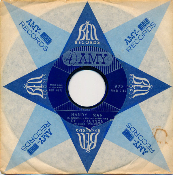 Del Shannon : Handy Man / Give Her Lots Of Lovin' (7", Single, Styrene)