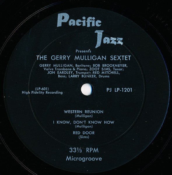 Gerry Mulligan : California Concerts (LP, Album, Mono)