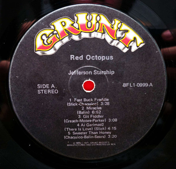 Jefferson Starship : Red Octopus (LP, Album, Ind)