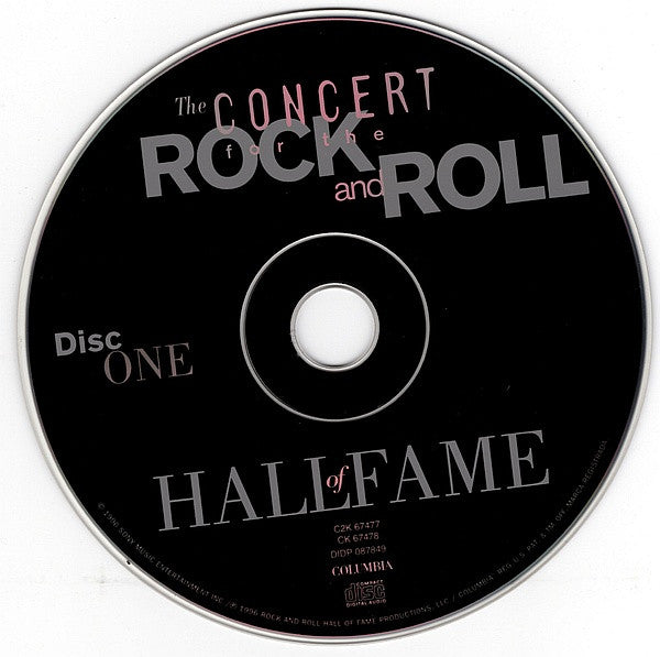 Various : The Concert For The Rock And Roll Hall Of Fame (2xCD, Album, RP)