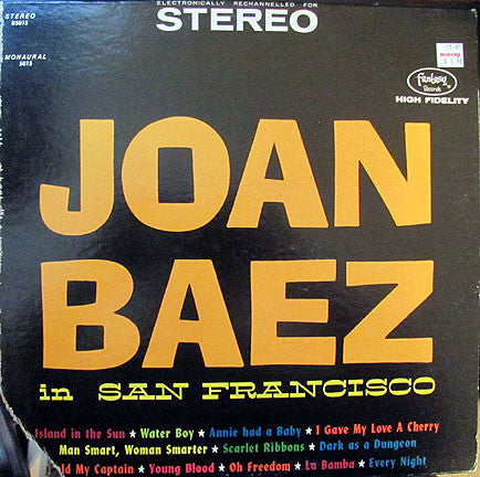 Joan Baez : In San Francisco (LP, Album, Unofficial)