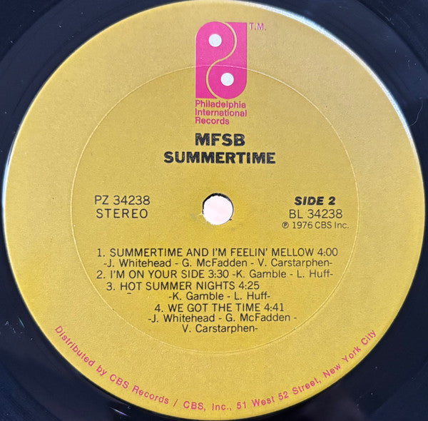 MFSB : Summertime (LP, Album, Ter)